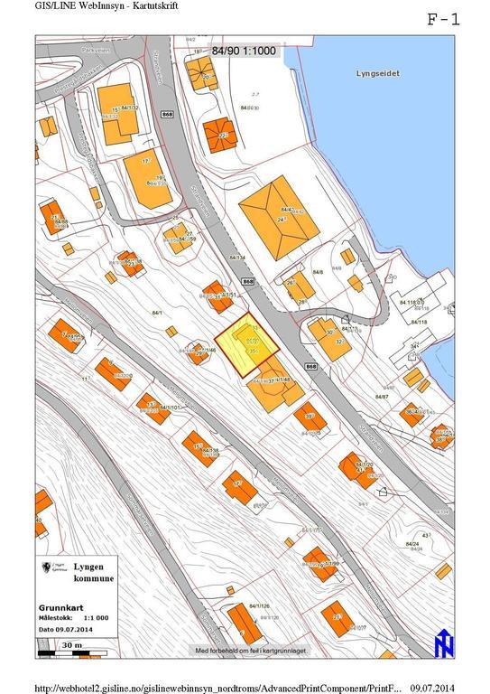 Lyngen Apartments Lyngseidet Kültér fotó
